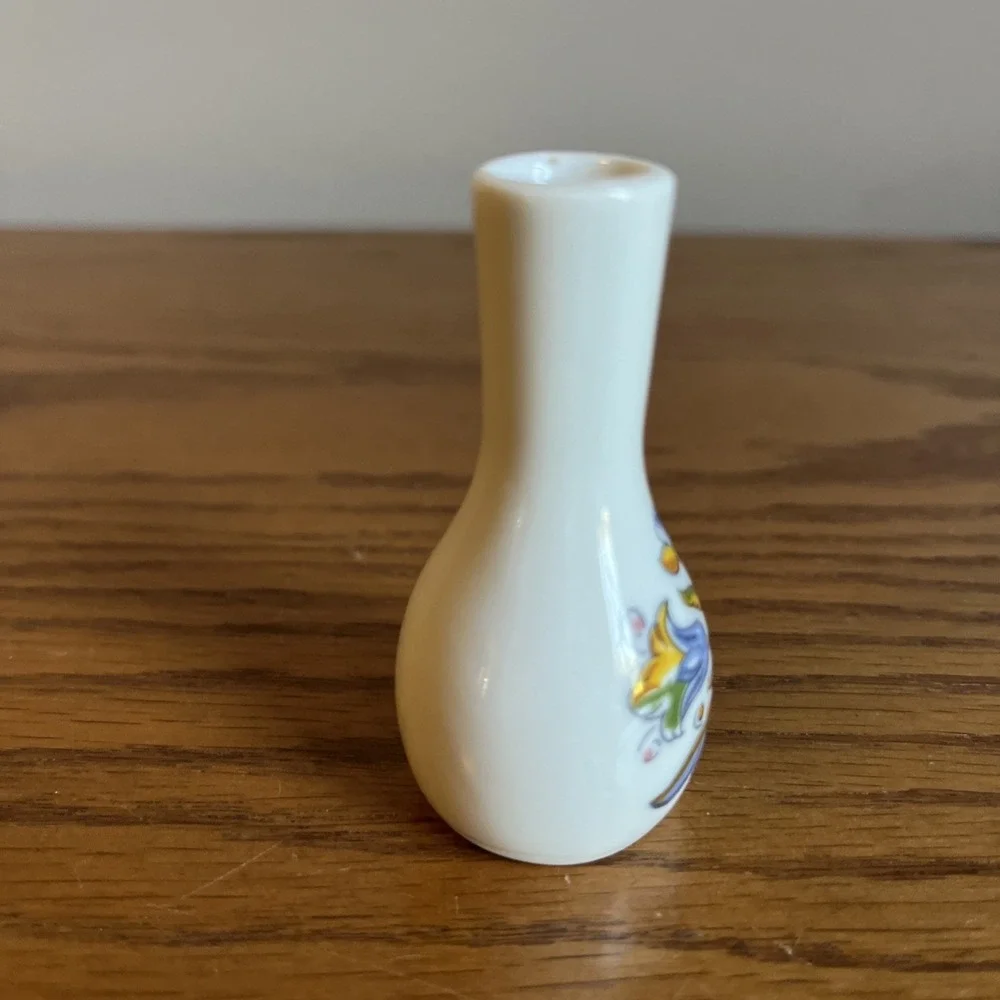 Vintage Miniature Vase Floral 2.75